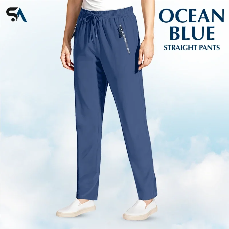 Owearfit - Women's Ultra Stretch Ice Silk Comfort Casual Pants